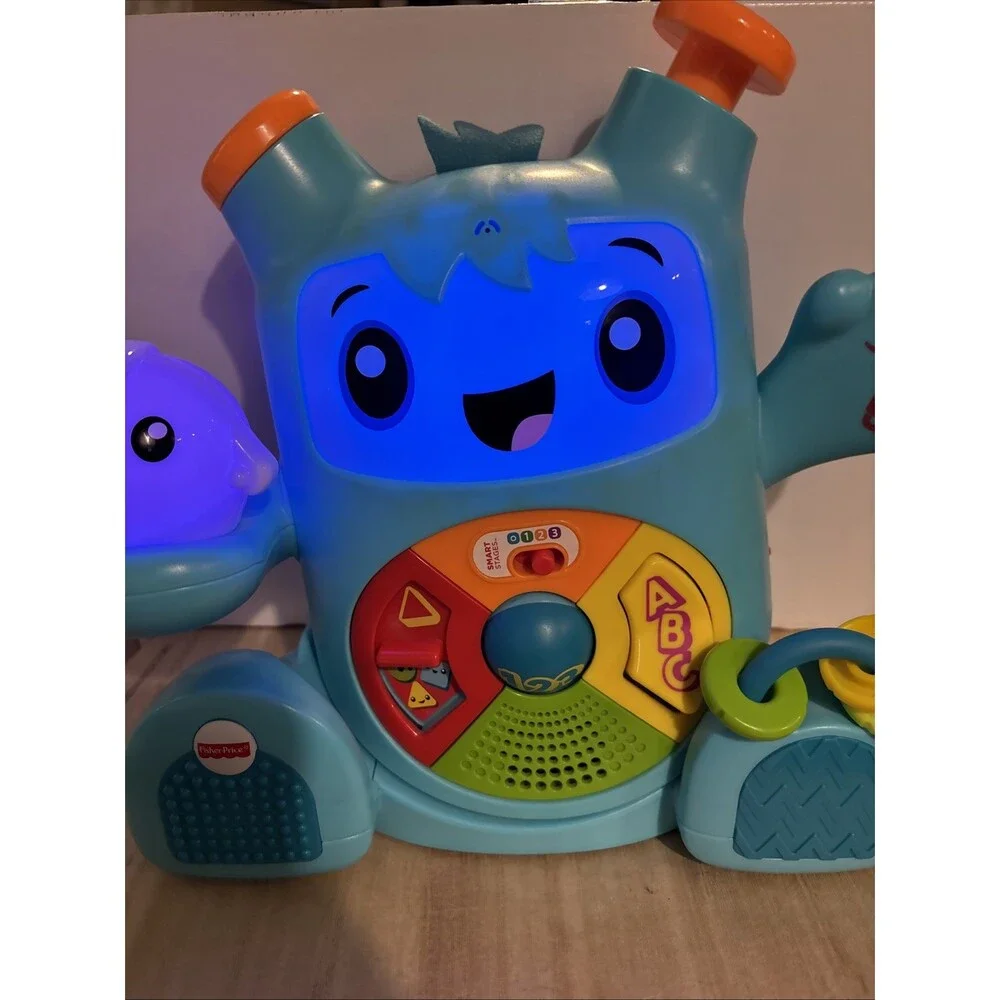 BIG Fisher-Price Dance & Groove Rockit Interactive Learning Toy yeti Recorder